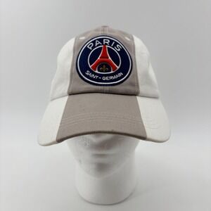 Jordan Paris Saint-Germain Hat Mens OS Grey White PSG Soccer Adjustable  Cap